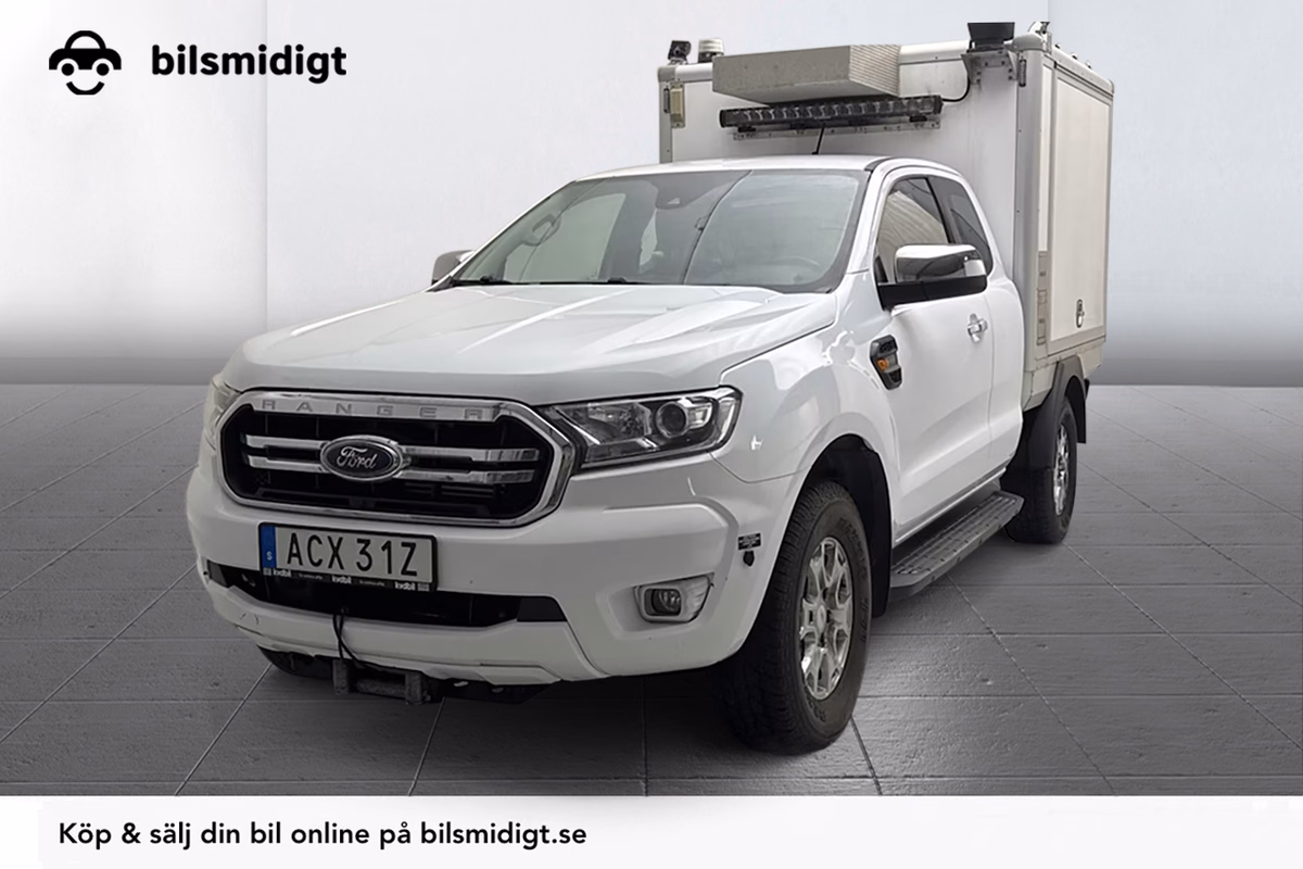 Ford Ranger SuperCab 2.0 4x4 Automat Dragkrok Clayton Verkstadsinredd Backkamera App-Connect Moms/Leasing 170hk