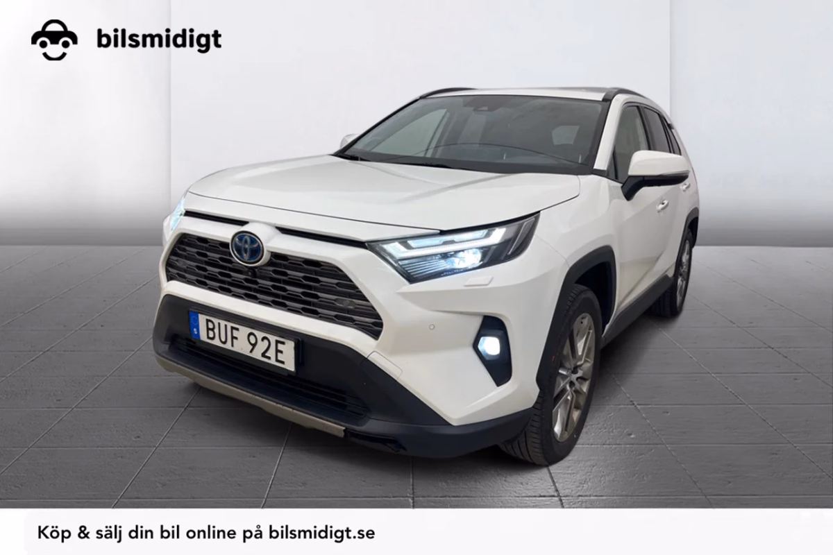 Toyota RAV4 Hybrid AWD-i Executive Premium Drag Läder Elsäten 360° JBL 222hk