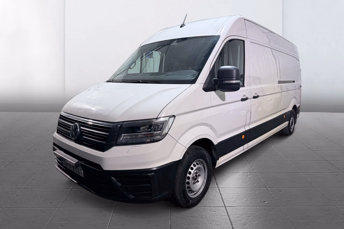 Volkswagen Crafter 35 2.0 TDI L4H3 Automat 2xSidodörr 3-sits Värmare Kamera MOMS 177hk