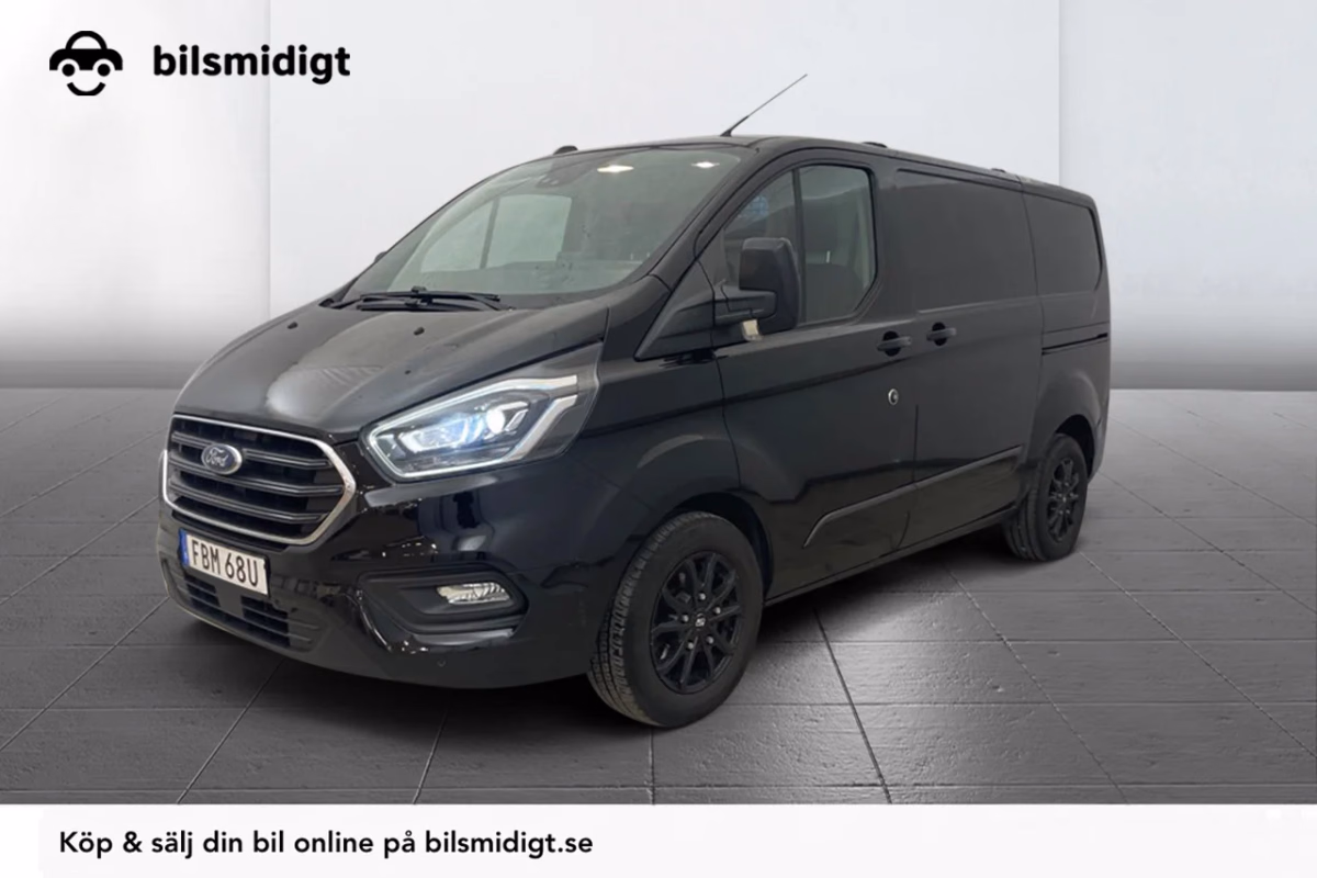Ford Transit Custom 340 2.0 Aut Drag Inredd 2xSidodörr Kamera P-Sens 170hk