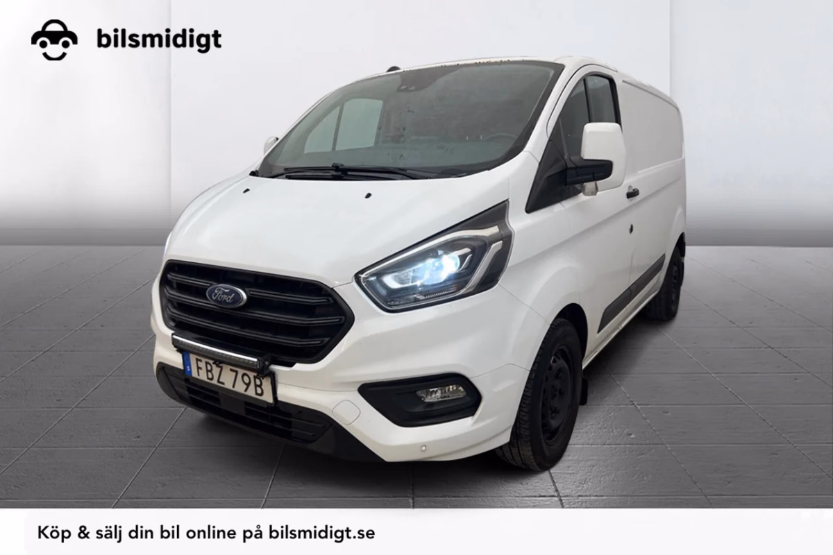 Ford Transit Custom 280 2.0 Aut L1 Drag Inredd Kamera Värmare 3sits MOMS