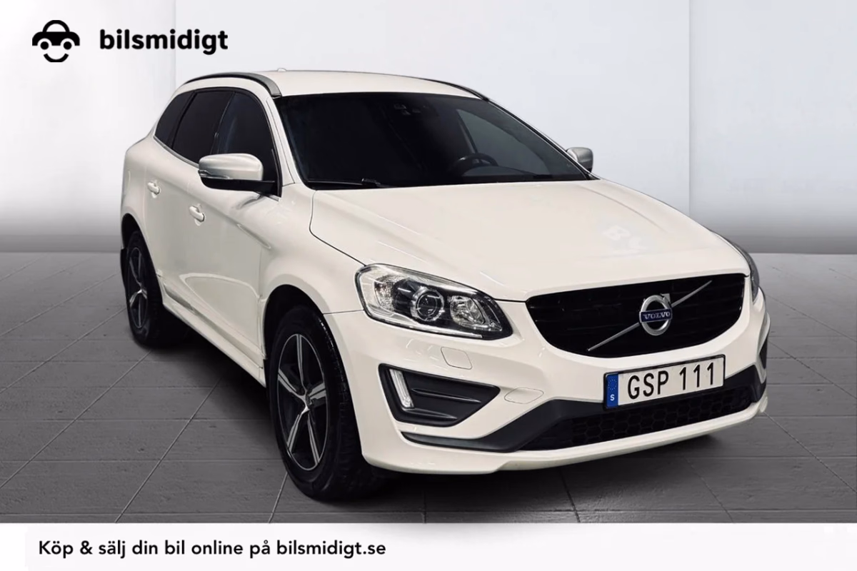 Volvo XC60 D4 AWD R-Design Delläder Värmare BLIS Rattvärme 190hk