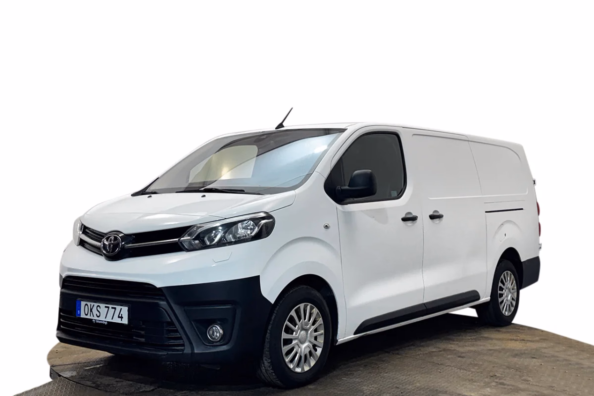 Toyota ProAce 2.0 D-4D L3 Drag 2xSidodörr HUD 3sits Värmare 122hk