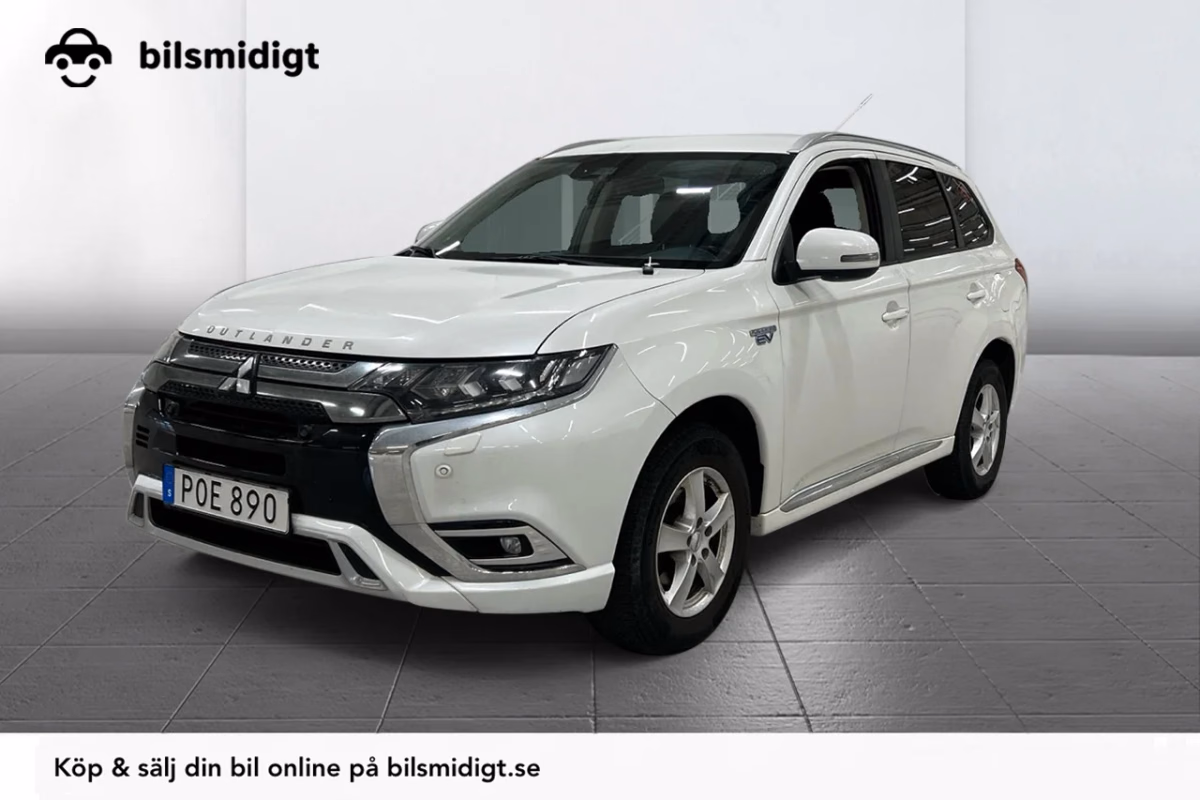 Mitsubishi Outlander PHEV AWD Delläder Adaptiv Farthållare MOMS 224hk