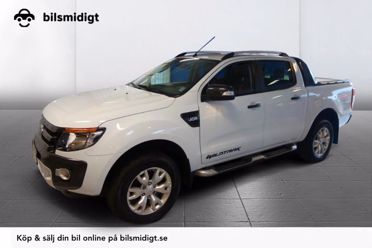 Ford Ranger Dubbelhytt 3.2 TDCi 4x4 Wildtrack Aut Drag Kamera MOMS 200hk