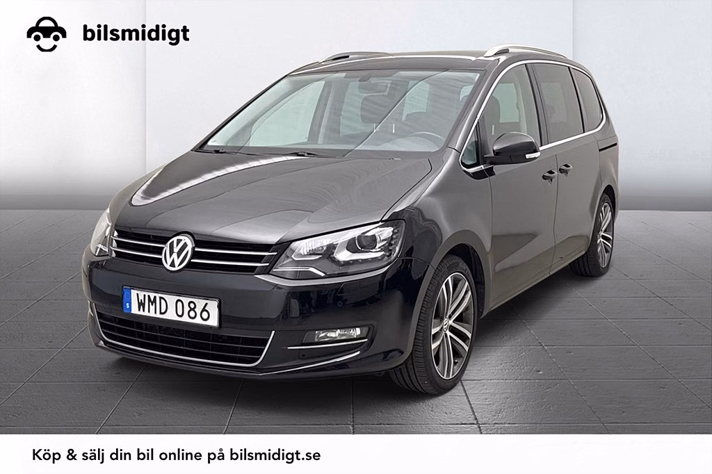 Volkswagen Sharan GT 2.0 TDI 4M 7-sits Drag Värmare ACC Skinn 184hk