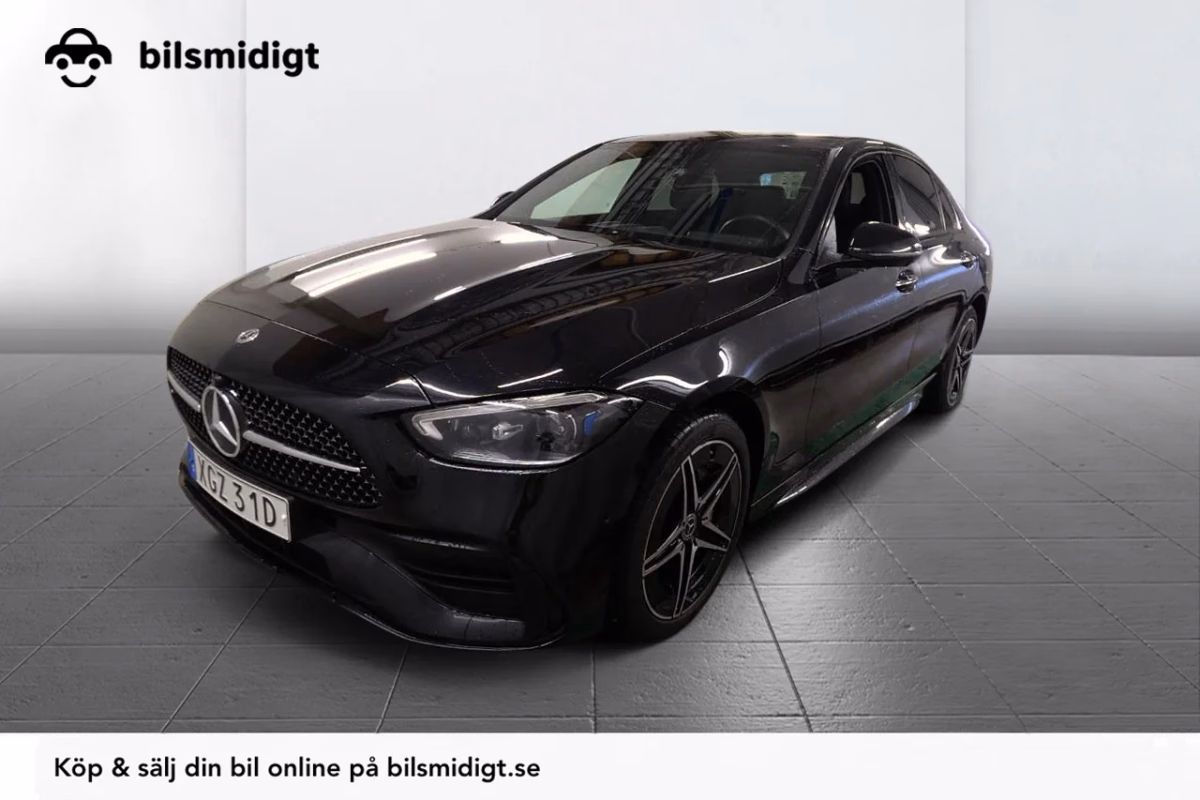 Mercedes-Benz C 400 e 4M AMG Drag Navi Burmester MOMS 381hk