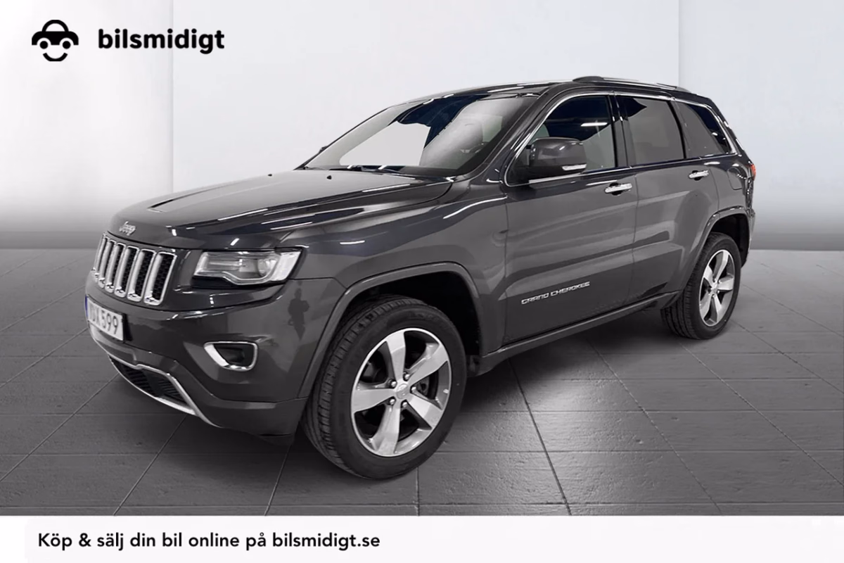 Jeep Grand Cherokee 3.0 V6 CRD 4WD Overland Drag Pano Kamera Stolminne Värmare 250hk